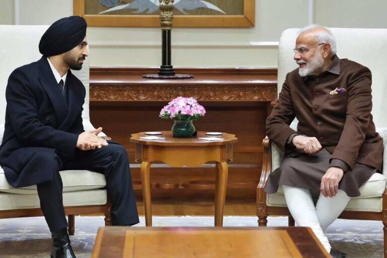 PM Modi and Diljit Dosanjh Meet: The PM Matches Beats Diljit