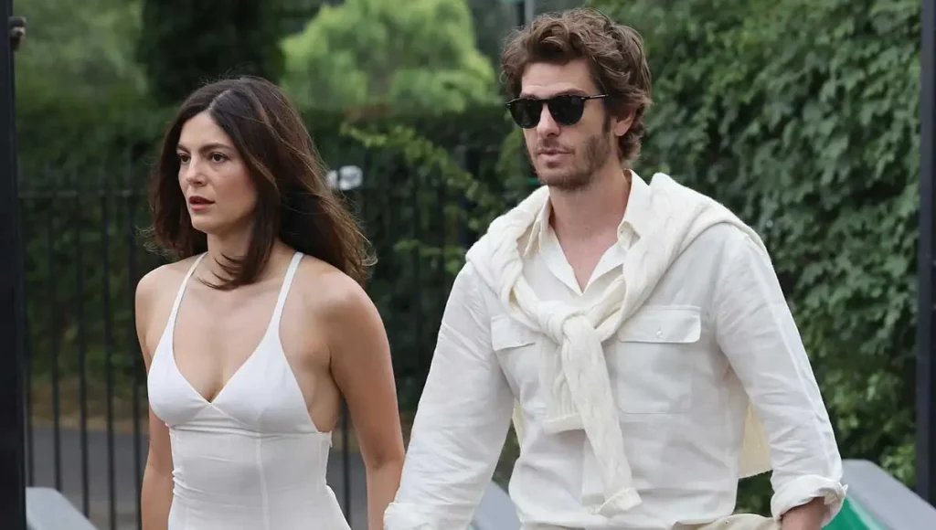 Andrew Garfield and Monica Barbaros