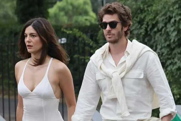 Andrew Garfield and Monica Barbaros