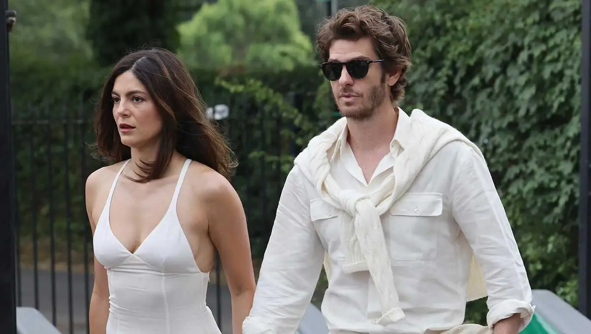 Andrew Garfield and Monica Barbaros